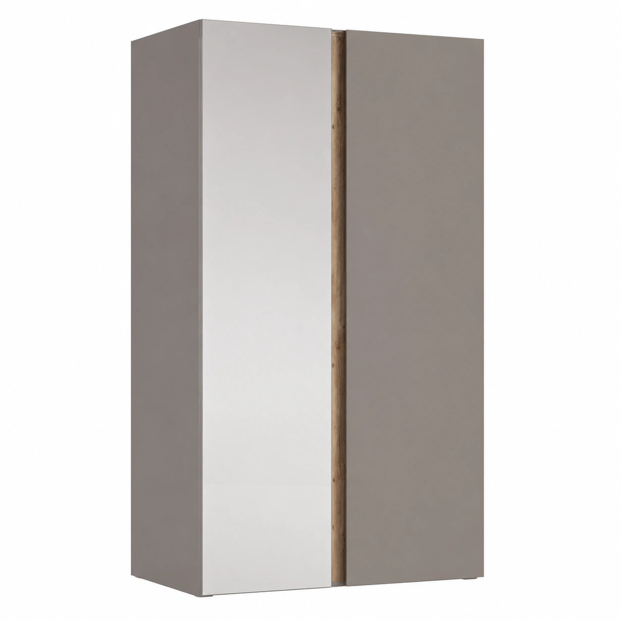 Scarpiera Moderna con Anta a Specchio e Ripiani Multipli - Design Italiano, 70x185x35 cm, Bianco Lucido