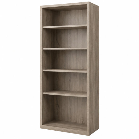 Libreria Composad DISEGNO con Ripiani Regolabili, Moderna, Rovere Sonoma, Made in Italy